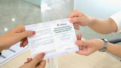 Đề nghị  ngân hàng xác nhận online số dư tiết kiệm được không?