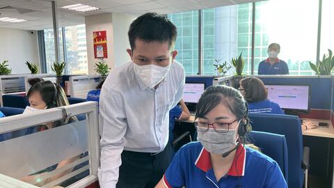EVNHCMC vận hành thử nghiệm tổng đài đa kênh để tiếp nhận các yêu cầu của khách hàng sử dụng điện