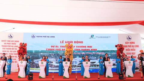 Quảng Ninh: Khởi công dự án trung tâm thương mại lớn nhất miền Bắc