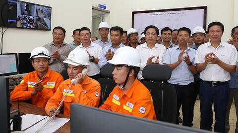 Đóng điện thành công Trạm biến áp 500 kV Thanh Hóa và đường dây đấu nối