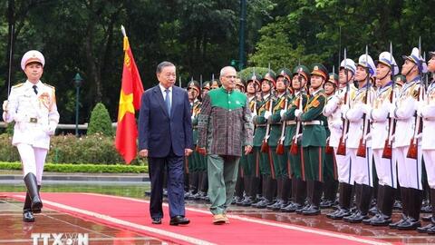Chủ tịch nước Tô Lâm chủ trì lễ đón chính thức Tổng thống Timor-Leste