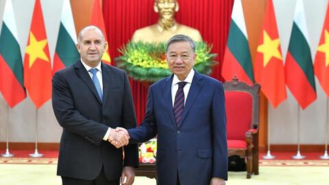 Tổng Bí thư Tô Lâm tiếp Tổng thống Cộng hòa Bulgaria Rumen Radev