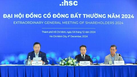 Chứng khoán HSC thông qua phương án tăng vốn điều lệ thêm 3,600 tỷ đồng