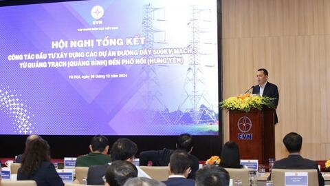 EVN tổng kết ‘kỳ tích’ đường dây 500kV mạch 3 (từ Quảng Bình đến Hưng Yên)