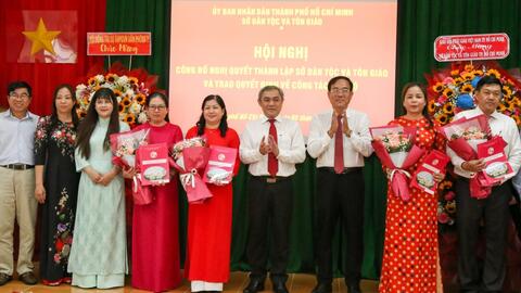 TP Hồ Chí Minh thành lập Sở Dân tộc và Tôn giáo