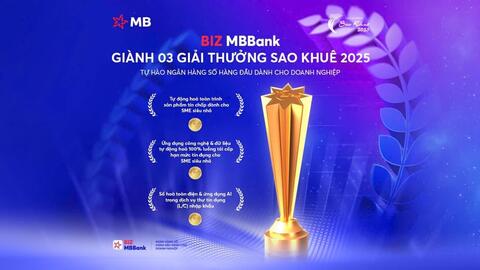 BIZ MBBank - Bước tiến số cho doanh nghiệp Việt tại Sao Khuê 2025