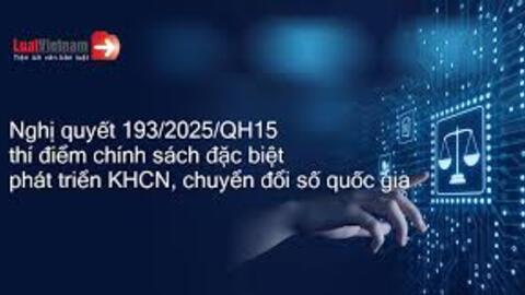 Nghị quyết số 193: Cơ chế đột phá hiện đại hóa hạ tầng viễn thông