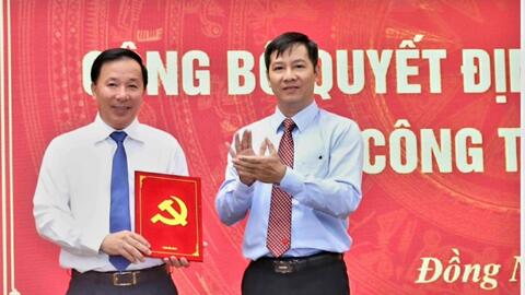 Ông Nguyễn Văn Út giữ chức Phó Bí thư Tỉnh ủy, giới thiệu bầu Chủ tịch UBND tỉnh Đồng Nai