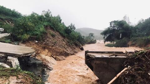 Nguy cơ ngập lụt, lũ quét và sạt lở đất từ thành phố Huế đến Khánh Hòa