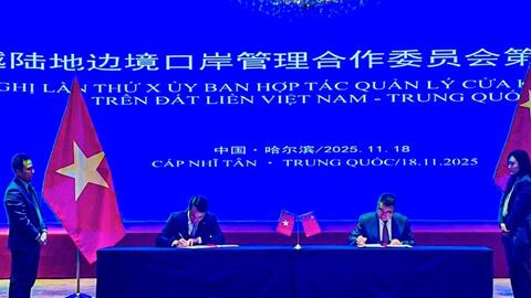 Việt Nam - Trung Quốc tăng cường hợp tác quản lý cửa khẩu biên giới trên đất liền