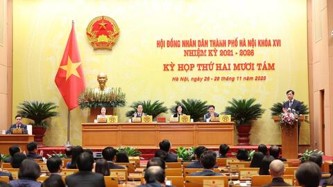 HĐND TP Hà Nội xem xét nhiều nội dung quan trọng phát triển Thủ đô