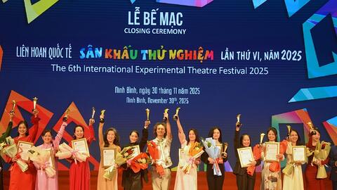Nhà hát Chèo Quân đội đoạt 5 giải tại Liên hoan quốc tế sân khấu thử nghiệm lần thứ VI