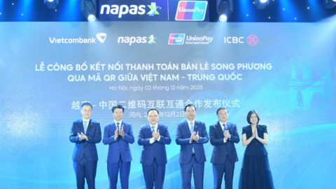 Vietcombank kết nối thanh toán bán lẻ qua mã QR giữa Việt Nam - Trung Quốc