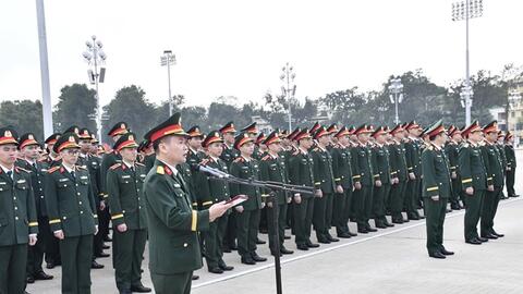 Lễ báo công dâng Bác của học viên Khóa 56, Học viện Kỹ thuật Quân sự