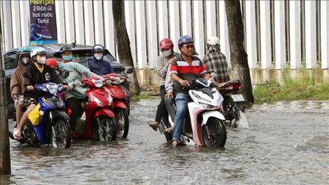 Ven biển Đông Nam Bộ có thể sắp có 3 đợt triều cường