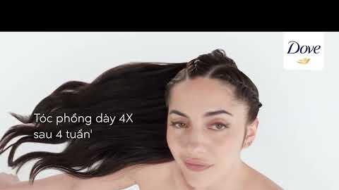 Dove Derma Scalp - Tóc Phồng Dày 4X sau 4 tuần