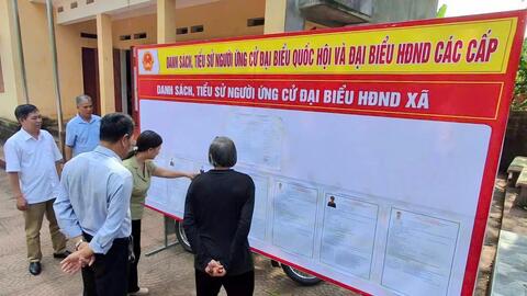 Phú Thọ: 99,91% cử tri đi bỏ phiếu bầu cử đại biểu Quốc hội, HĐND