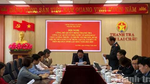 Thanh tra Lai Châu chủ động bảo vệ an ninh trong kỷ nguyên số