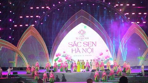 Tưng bừng khai mạc lễ hội Sen Hà Nội 2026