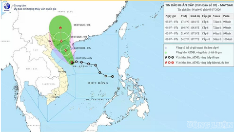 Hải Phòng chủ động ứng phó bão số 1 Maysak