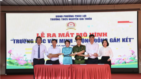 Gắn kết nhà trường, gia đình và cộng đồng xây dựng trường học an toàn
