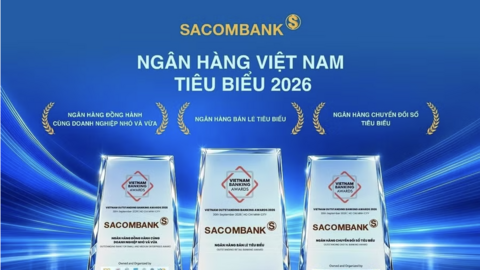SACOMBANK “lập hat-trick” giải thưởng nhờ năng lực số và sự thấu hiểu khách hàng