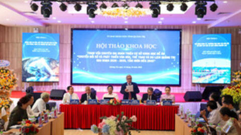 Quảng Trị hoàn thiện cơ sở khoa học cho Đề án chuyển đổi số văn hóa, du lịch