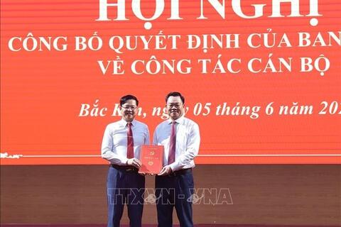 Ban Bí thư chuẩn y đồng chí Đinh Quang Tuyên giữ chức Phó Bí thư Tỉnh ủy Bắc Kạn
