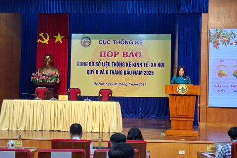 GDP Việt Nam 6 tháng đầu năm 2025 đạt 7,52%, cao nhất 15 năm