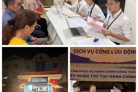 Dịch vụ công lưu động: "Chìa khóa" mở cánh cửa hài lòng cho người dân Thủ đô