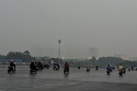 Hà Nội và các tỉnh lân cận có chỉ số ô nhiễm không khí ở mức rất kém