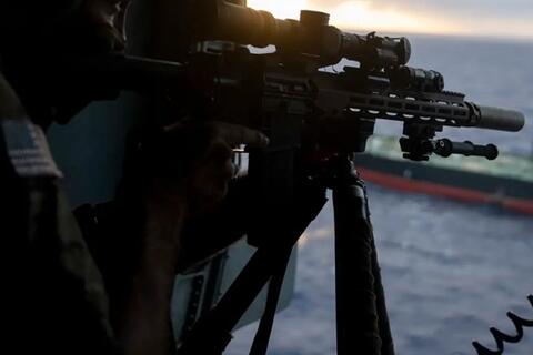 Mỹ bắt giữ tàu chở dầu ở Ấn Độ Dương