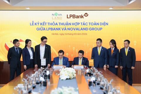 LPbank Và Novaland ký kết thỏa thuận hợp tác toàn diện