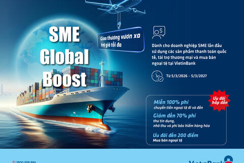 VietinBank tung ưu đãi dành cho doanh nghiệp xuất nhập khẩu vừa và nhỏ