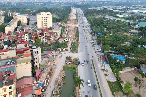 Thu hồi 3.472,6m2 đất để thực hiện dự án tuyến đường Tây Thăng Long tại Hà Nội