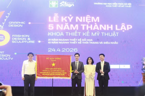 Kỷ niệm 5 năm thành lập khoa Thiết kế Mỹ thuật, Trường Đại học Kiến trúc Hà Nội