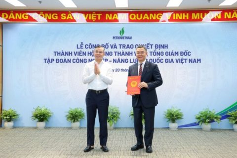Bổ nhiệm ông Lê Mạnh Cường làm Tổng Giám đốc Petrovietnam