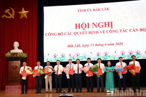 Đắk Lắk: Điều động, bổ nhiệm nhiều cán bộ chủ chốt, đáp ứng yêu cầu phát triển trong giai đoạn mới