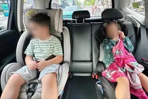 Từ ngày 15-8, chở trẻ em không có thiết bị an toàn phù hợp sẽ bị xử phạt