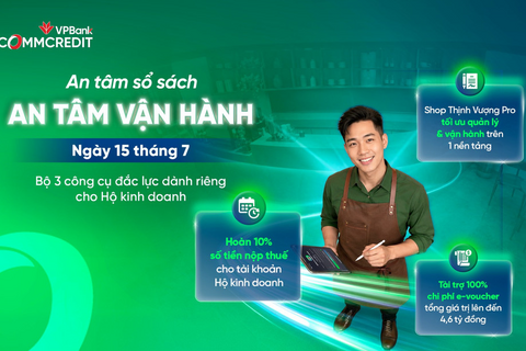 Bộ ba giải pháp của VPBank giúp hộ kinh doanh an tâm vận hành