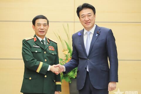 Đại tướng Phan Văn Giang hội kiến Chánh Văn phòng Nội các Nhật Bản