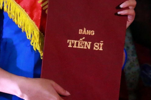 Khung trình độ quốc gia 8 bậc: Bằng tiến sĩ được xếp bậc cao nhất