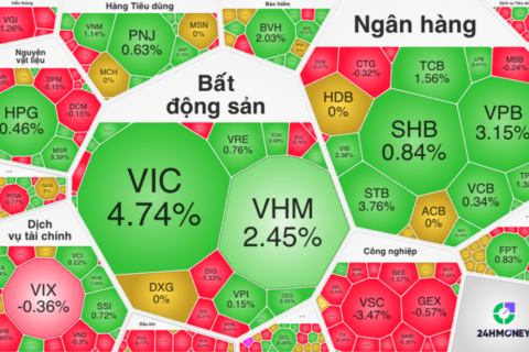 VN-Index tăng gần 21 điểm, cổ phiếu trụ "gánh" thị trường tuần qua