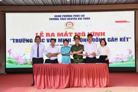 Gắn kết nhà trường, gia đình và cộng đồng xây dựng trường học an toàn