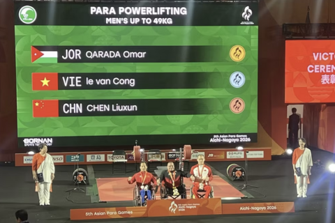 Asian Para Games 2026: Lê Văn Công mang HCB đầu tiên về cho đoàn Việt Nam