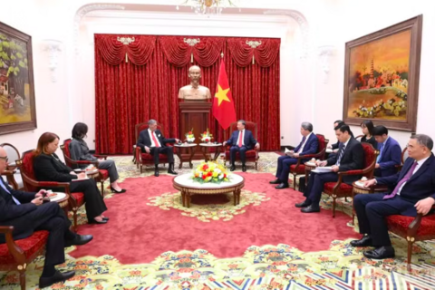 Tổng Bí thư, Chủ tịch nước Tô Lâm tiếp Tổng Bí thư Đảng Phong trào Cánh tả Thống nhất Cộng hòa Dominica