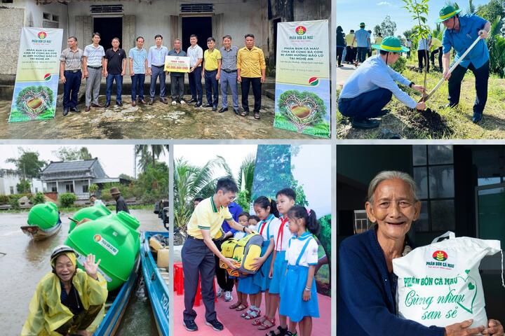 Phân bón Cà Mau: Doanh nghiệp vì cộng đồng 4 năm liên tiếp