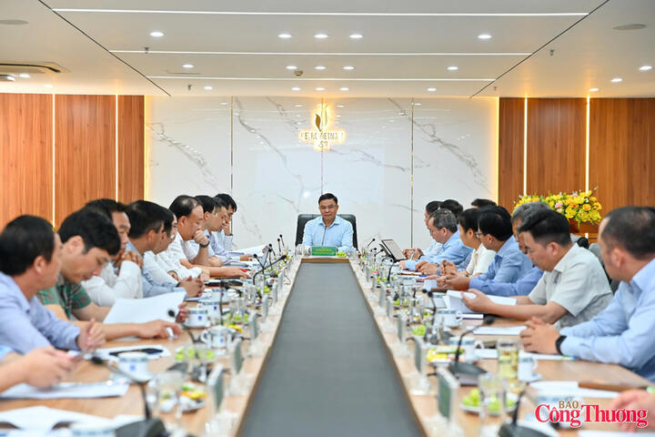 Quyền Bộ trưởng Lê Mạnh Hùng làm việc với Lọc hóa dầu Bình Sơn