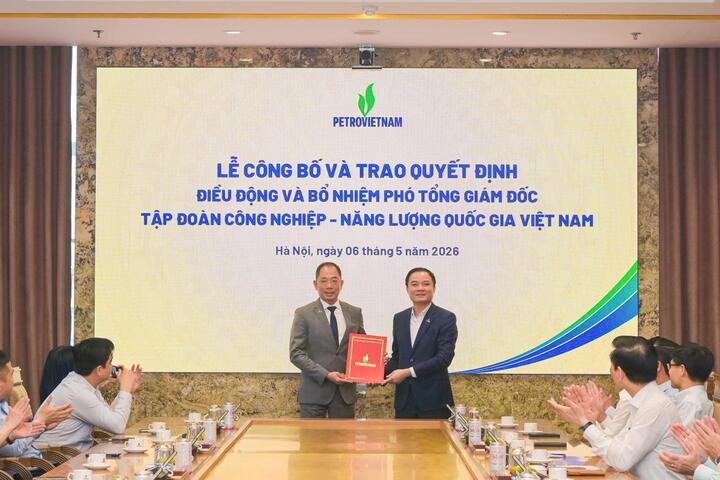 Đồng chí Cao Hoài Dương được bổ nhiệm giữ chức Phó Tổng Giám đốc Petrovietnam