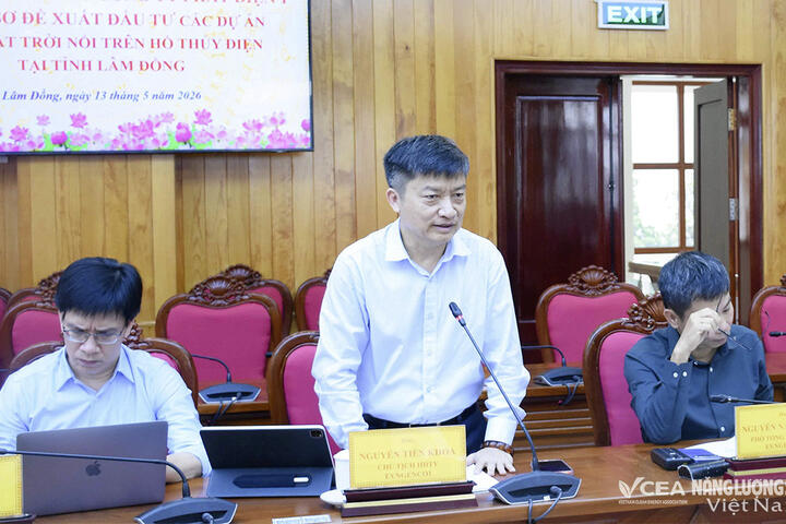 EVNGENCO1 đề xuất đầu tư 4 dự án điện mặt trời trên hồ thủy điện tại Lâm Đồng